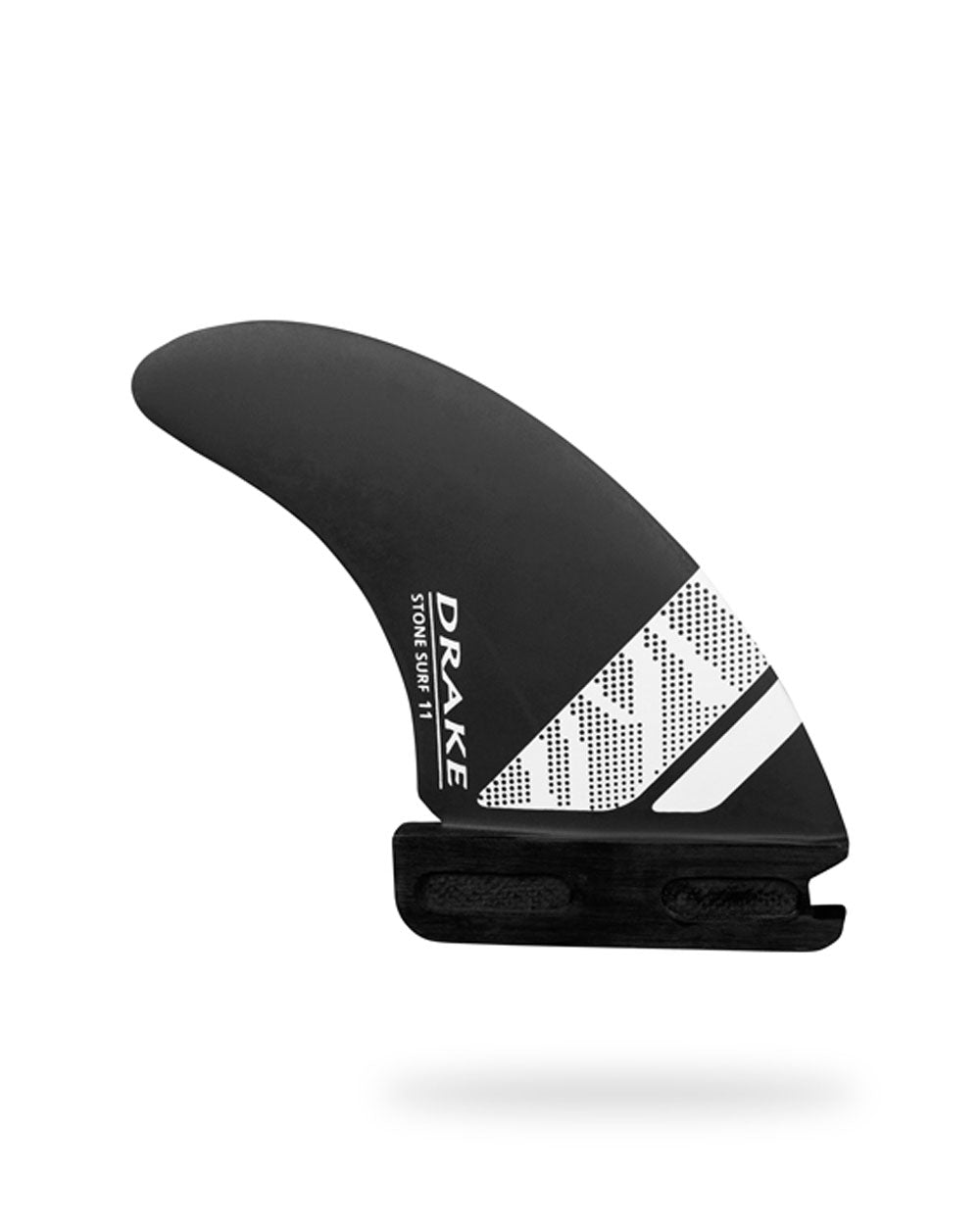 Drake Stone Surf Windsurf Fin Set Black G10