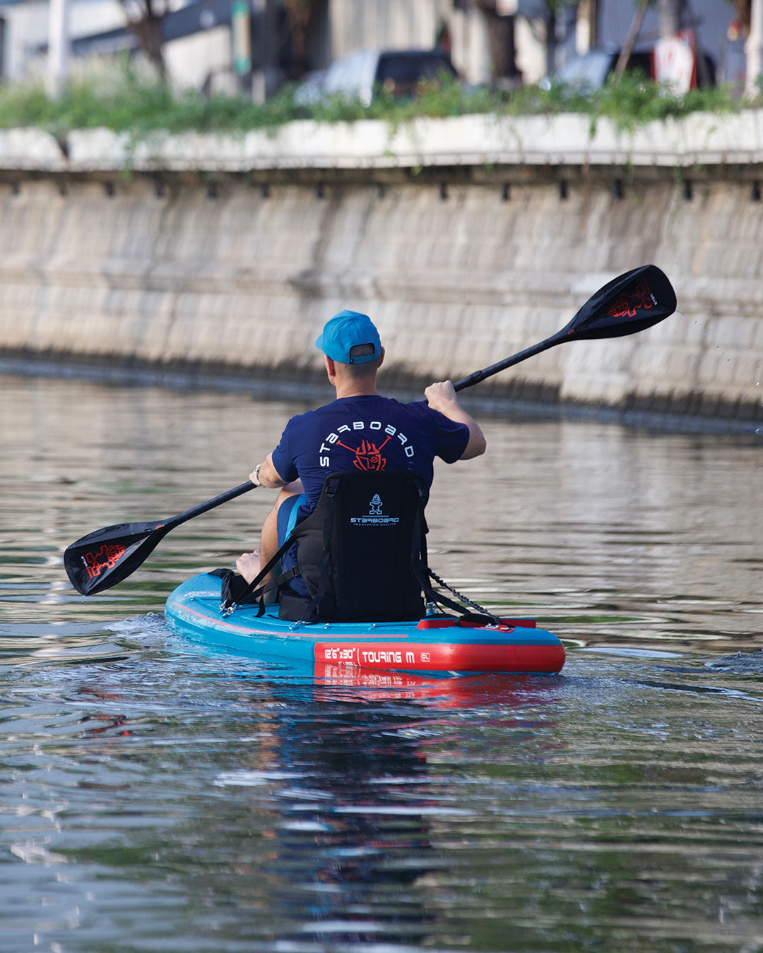 Touring Inflatable Board with Kayak Set