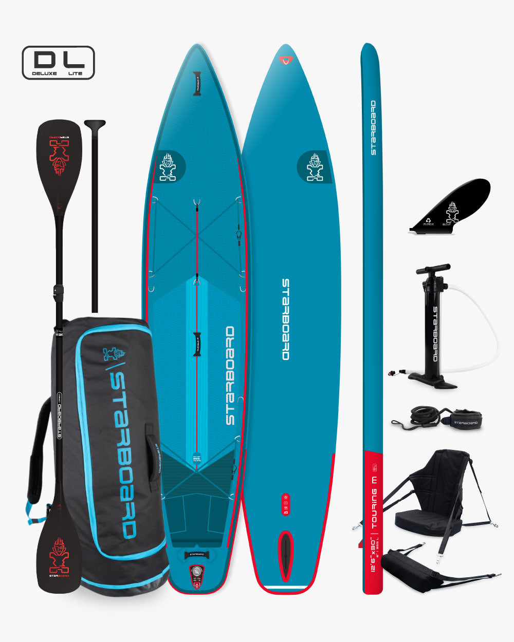 Touring Inflatable Board with Kayak Set