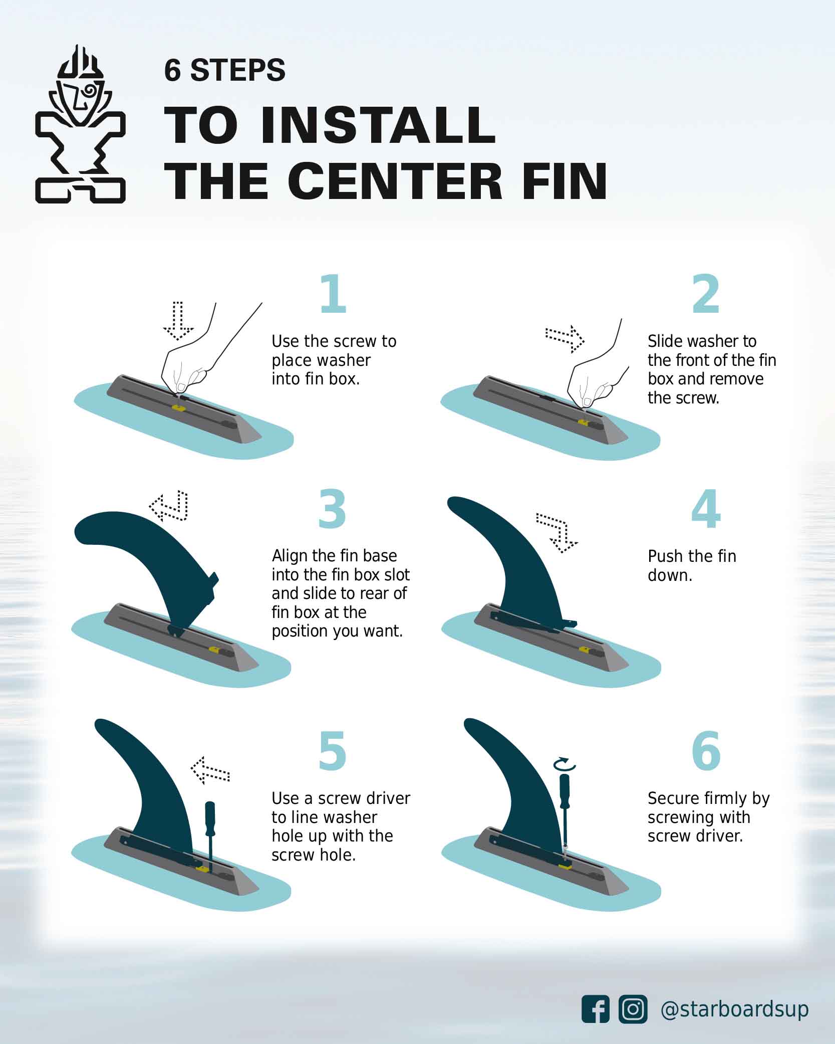 6 Steps To Install Center Sup Fin – Paddleboarding How-To