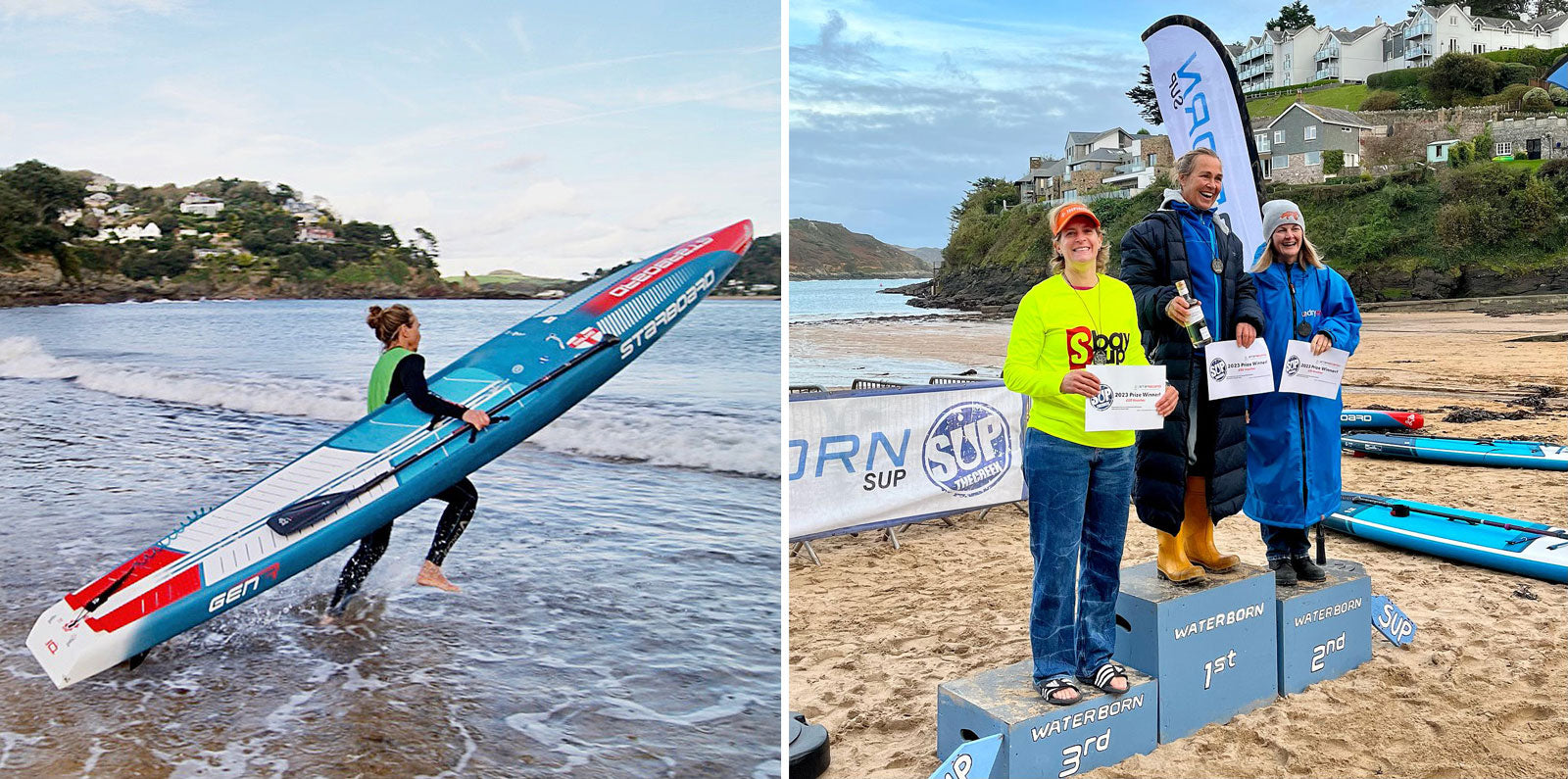 Marie Buchanan Wins SUP the Creek on Gen R