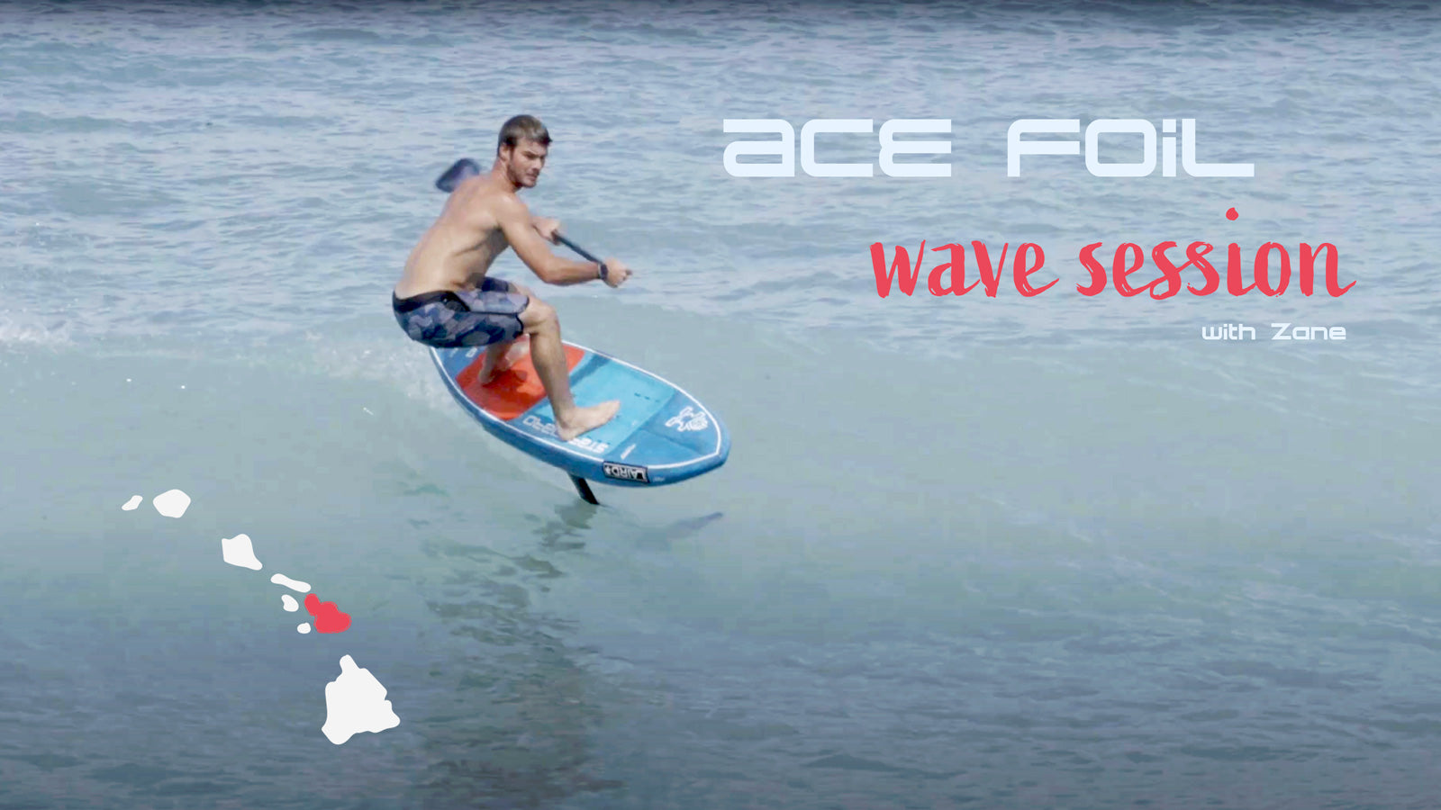 Zane Takes the Ace Foil for a Wave Session