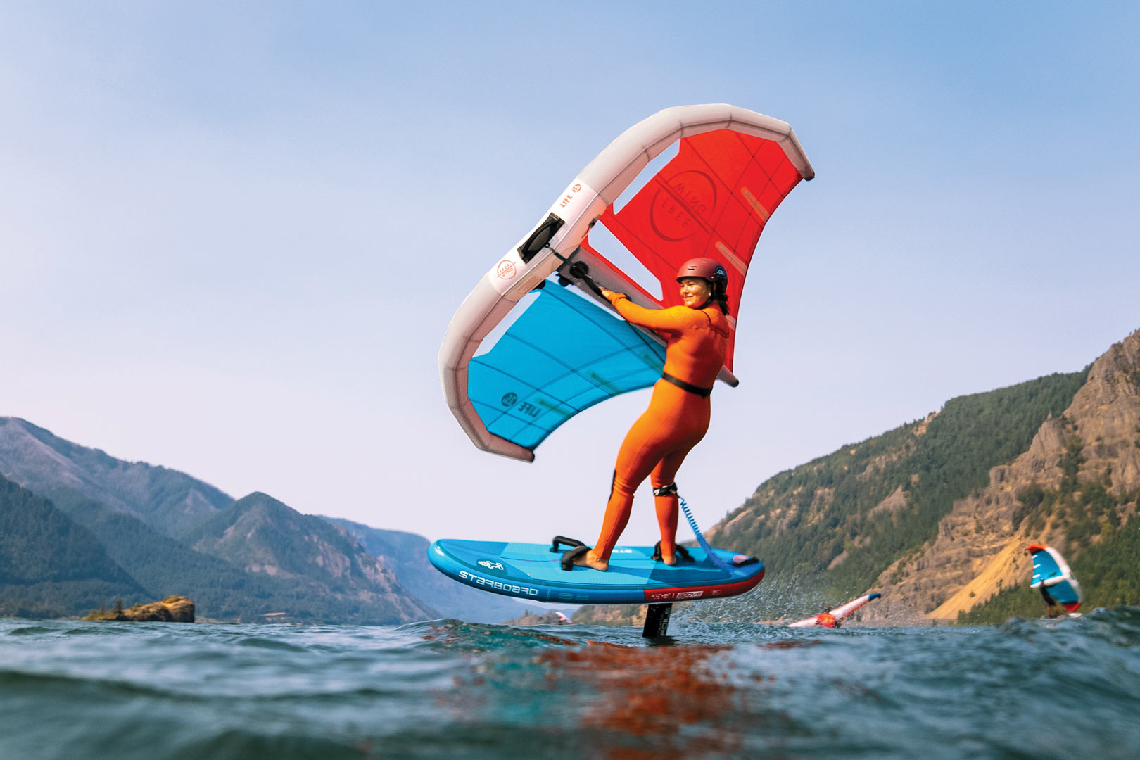 Above Inflatable Foilboards