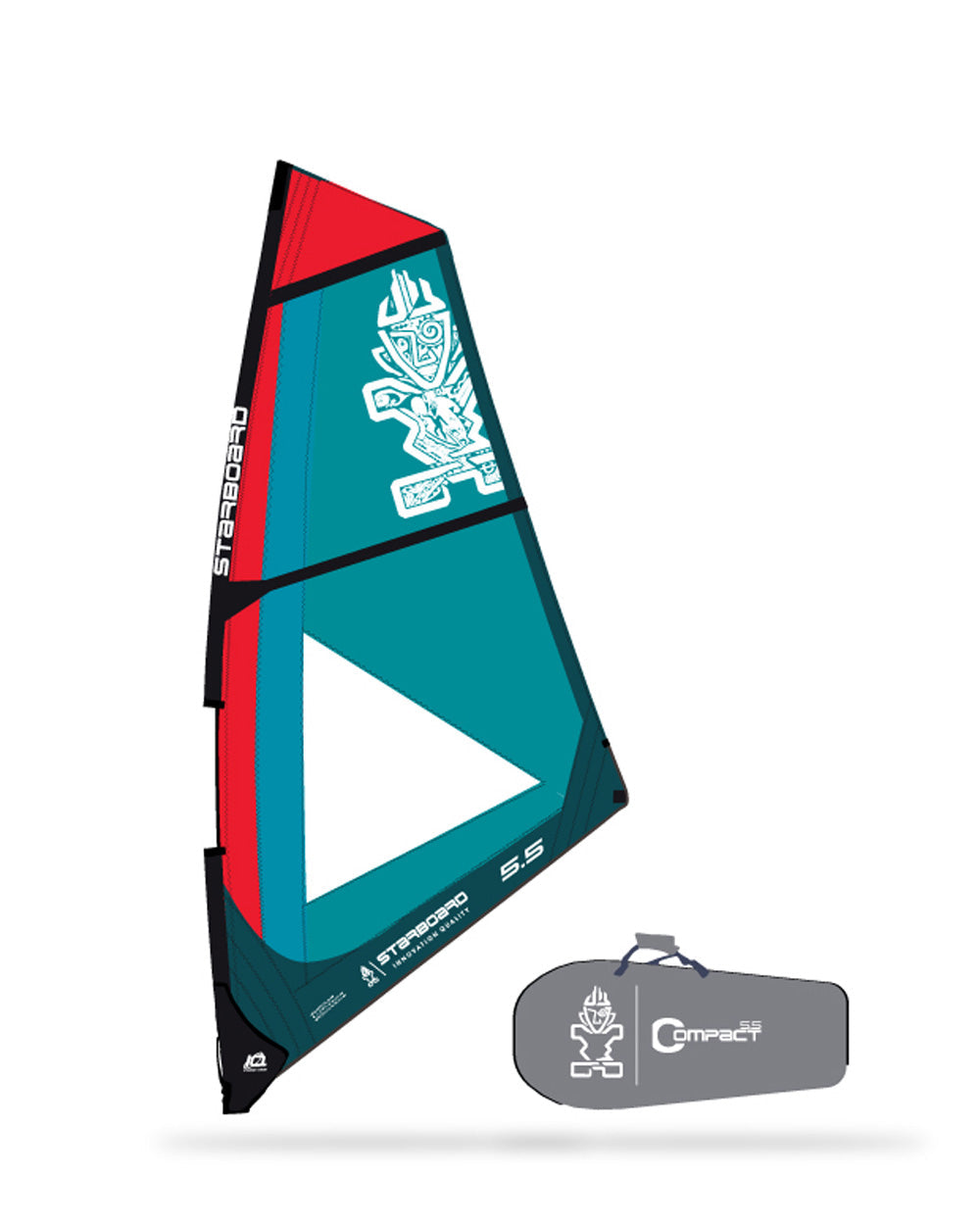 SUP Windsurfing Sail Compact Package