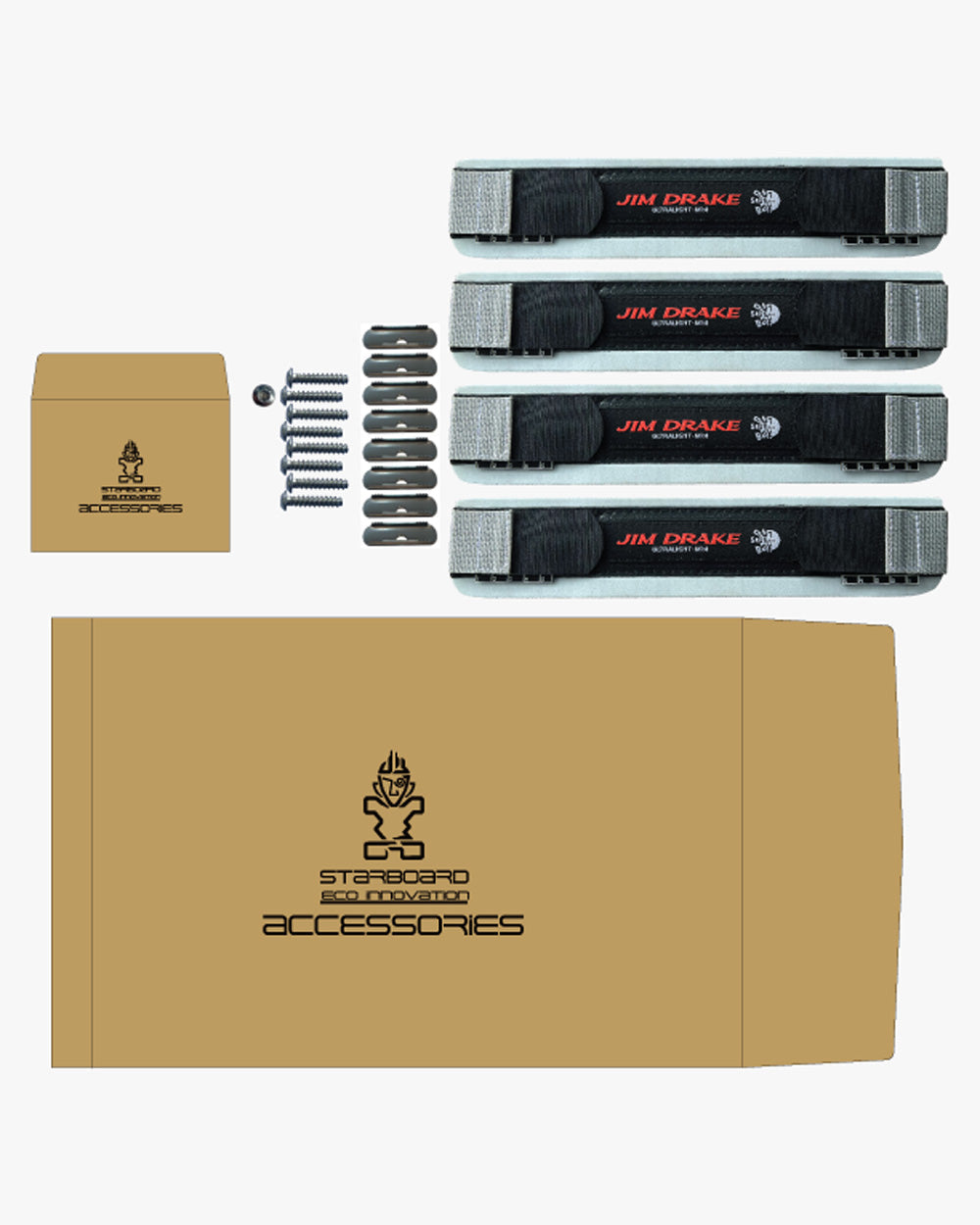 Ultralight MK4 Footstrap – Set of 4 incl. Hardware